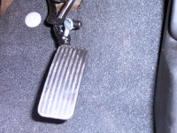 Removeable Left Foot Accelerator